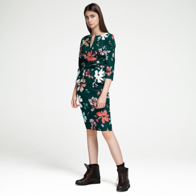 Skirt "Charm" green jersey