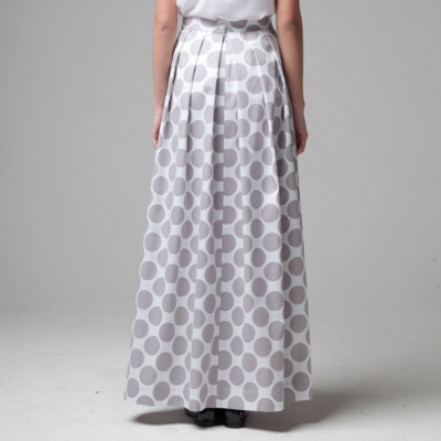 Skirt "Punsh" grey dots