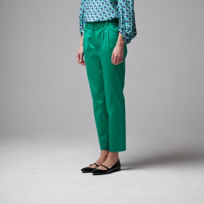 Trousers "Manchester" green cotton