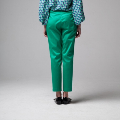 Trousers "Manchester" green cotton